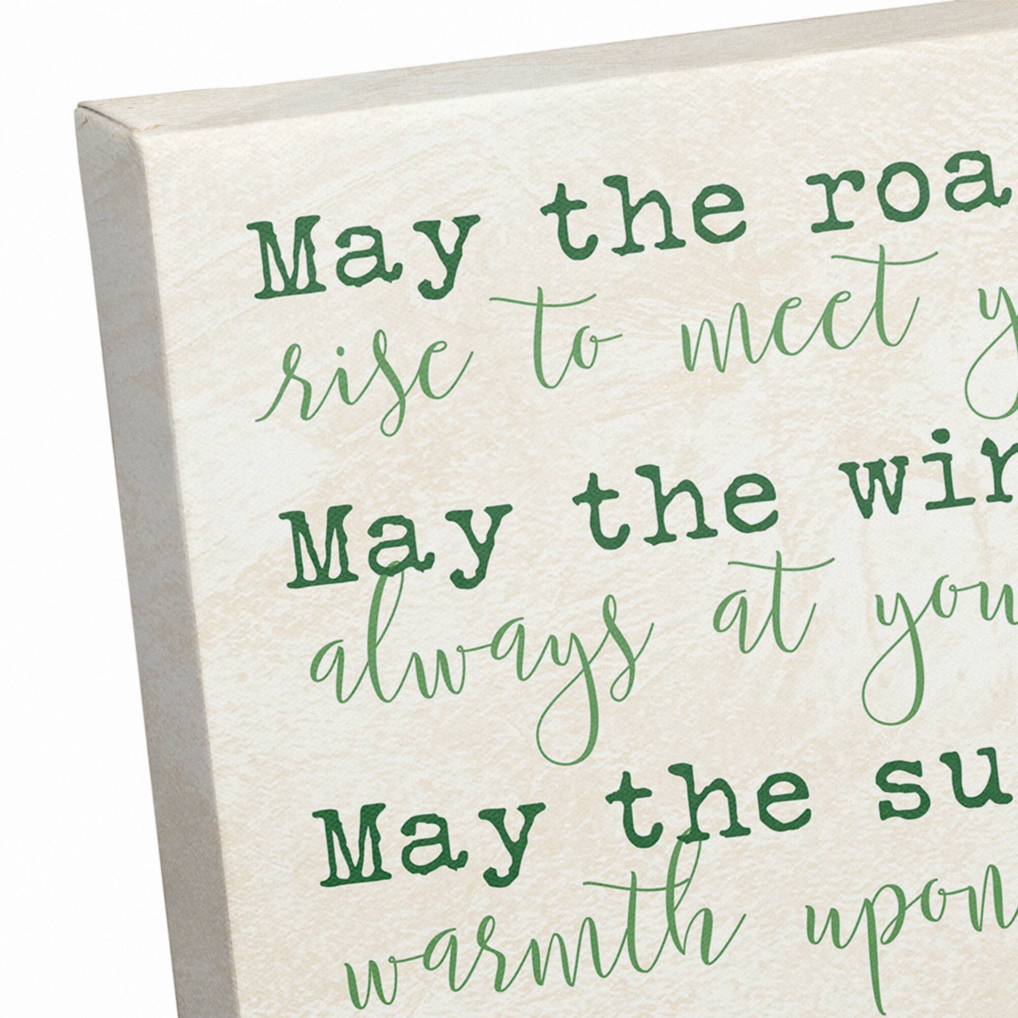 Irish Blessing Canvas Wall Art